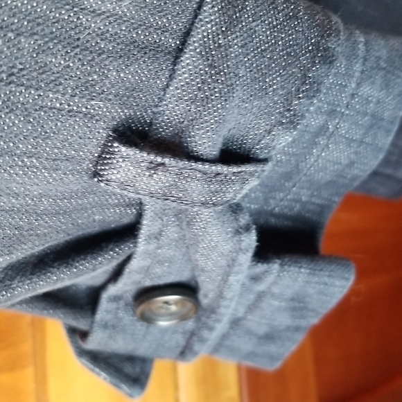Talbots denim peacoat, size 12p - Picture 6 of 7